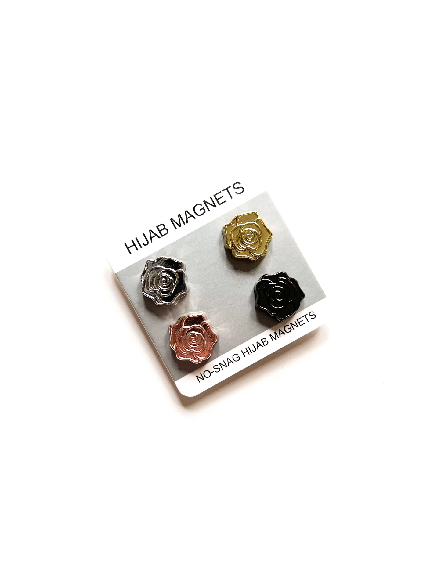 Glam Hijab Magnets (Rose) - Set of 4