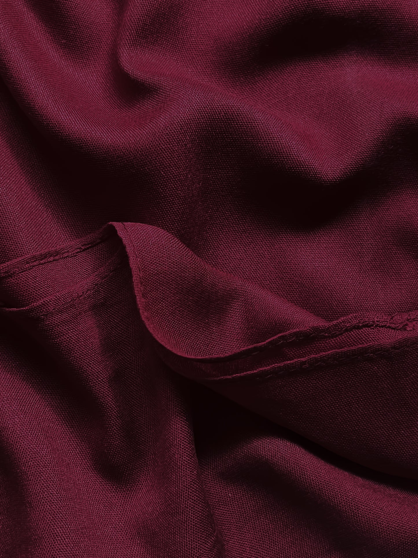 Modal Hijab (Single Stitch)- Maroon