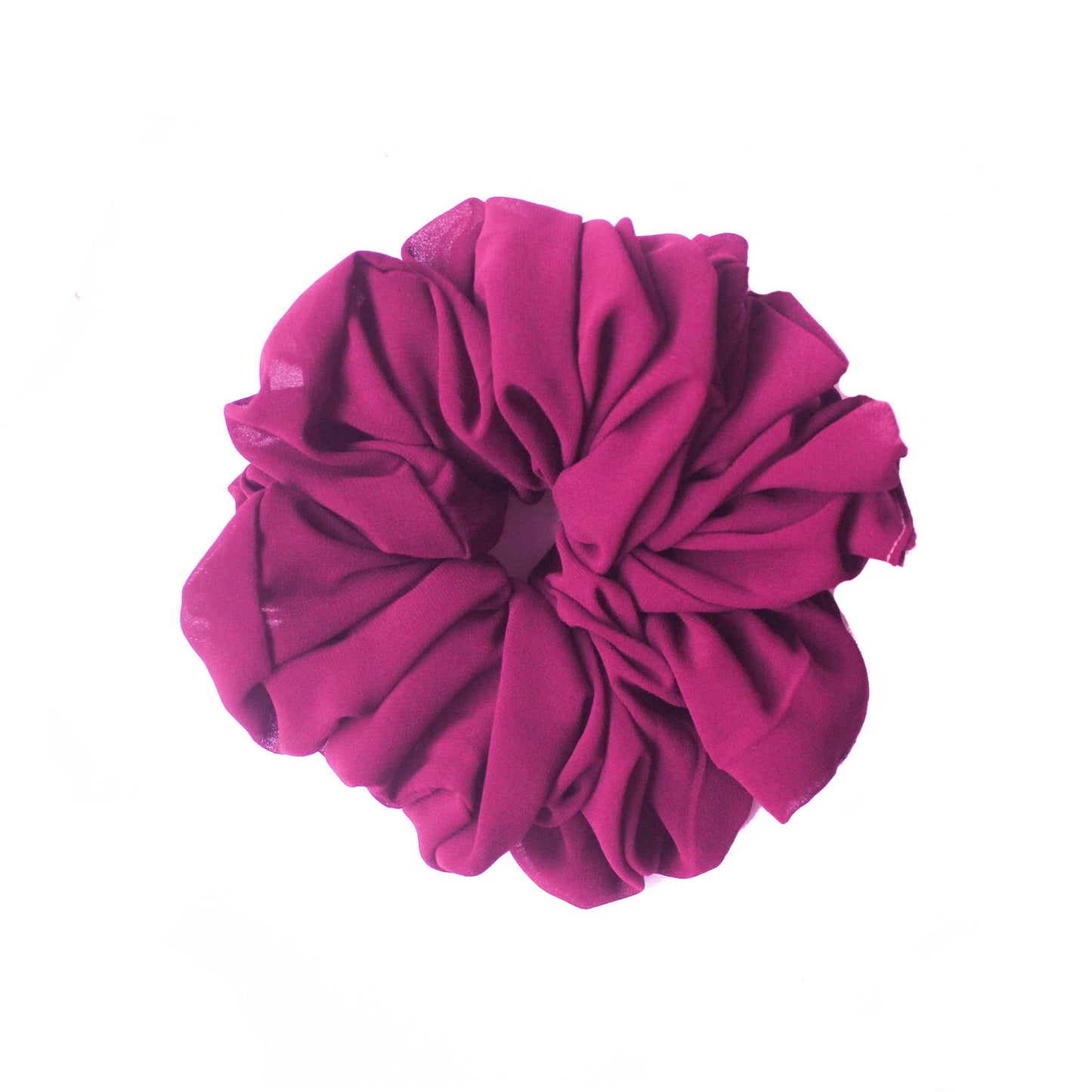 Georgette Volumizing Scrunchie - Fuchsia