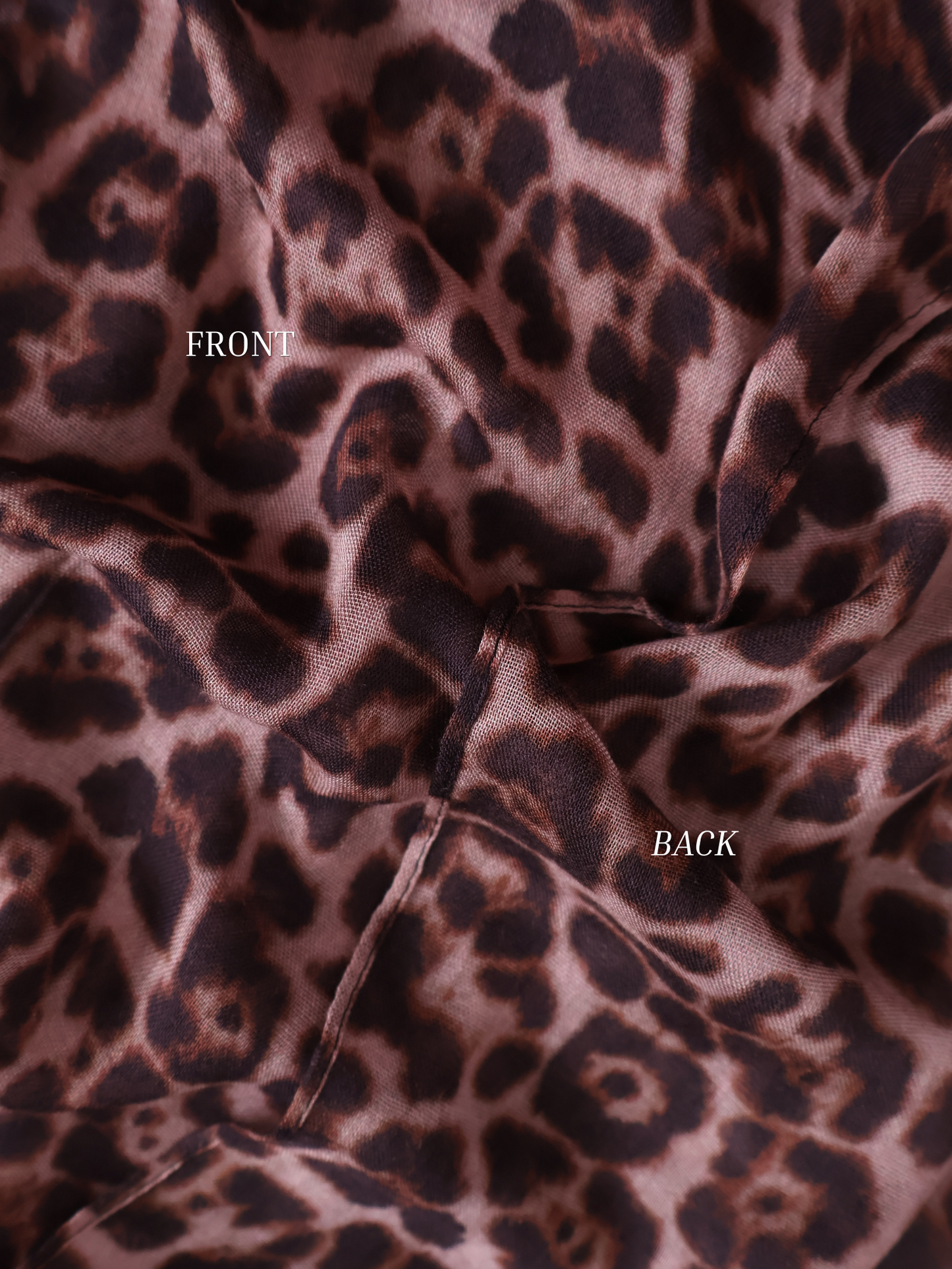 Real Modal Printed Hijab - Leopard