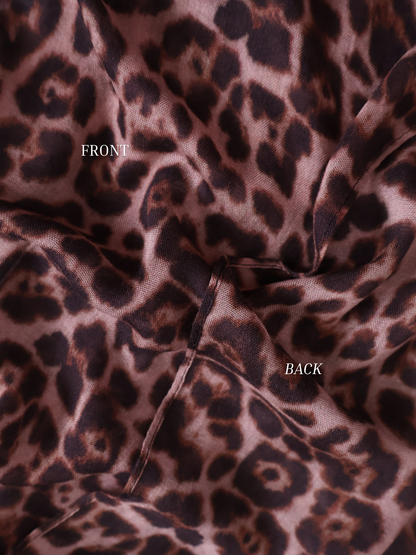 Real Modal Printed Hijab - Leopard