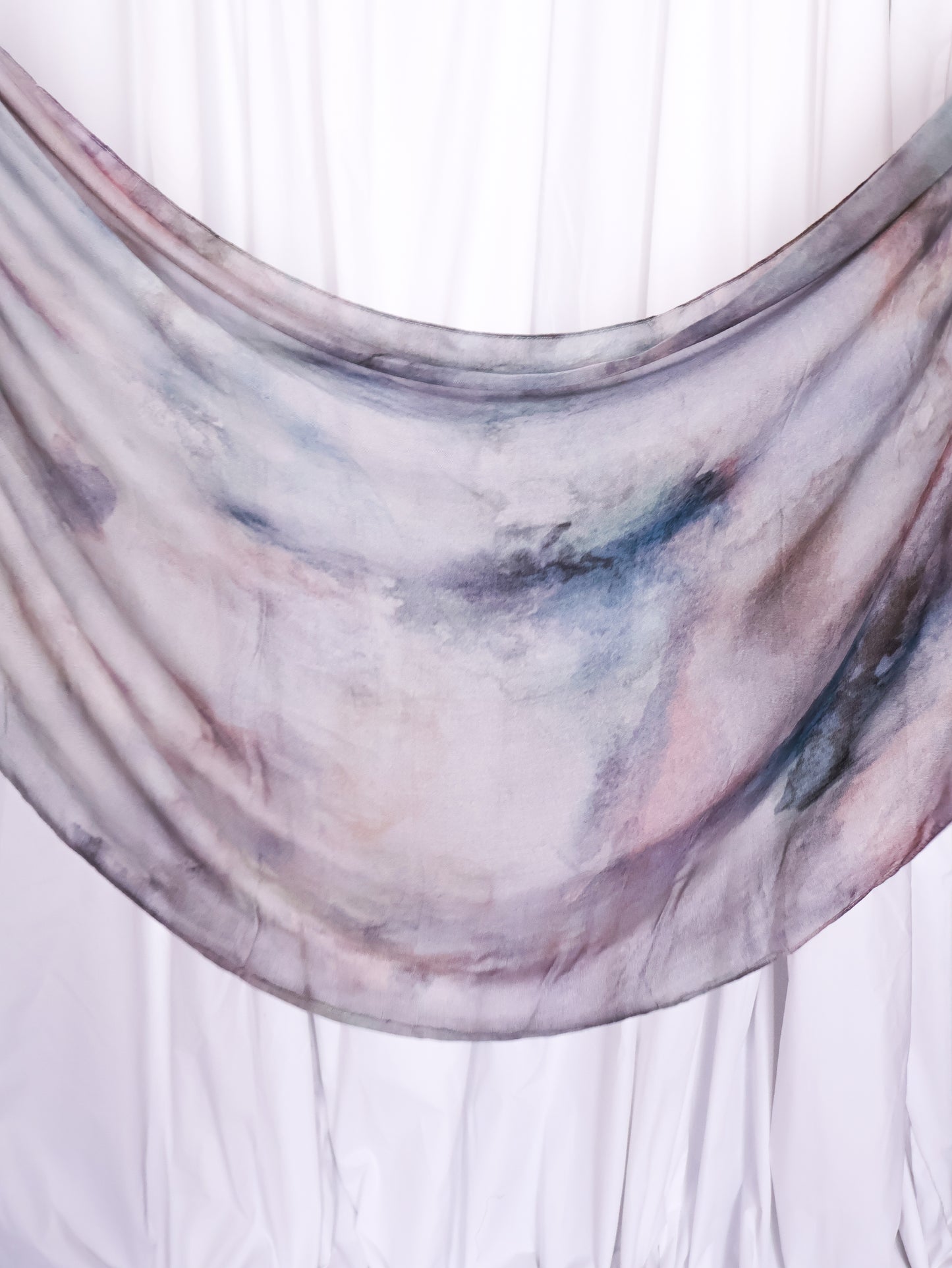 Real Modal Printed Hijab - Morning Dew