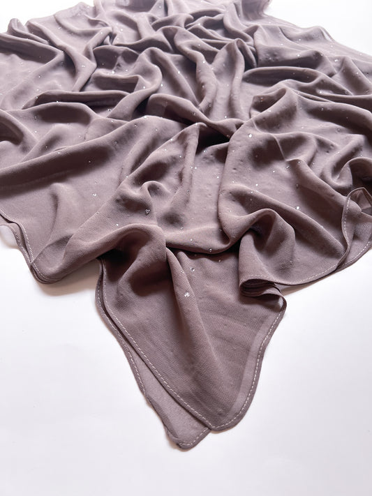 Chiffon Luxe Hijab - Ash Pink