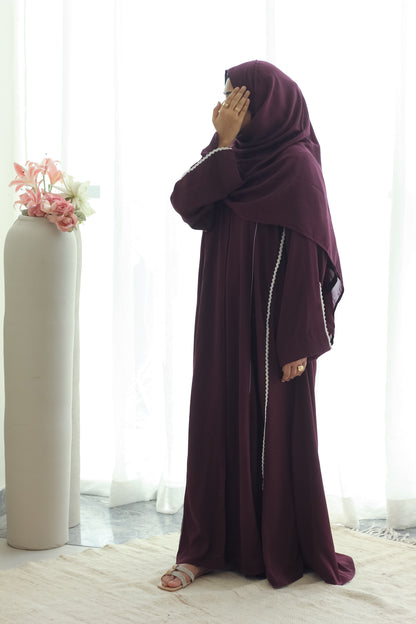 Heba Abaya - Plum
