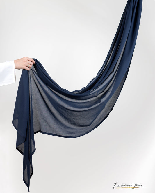 Modal Hijab - Navy Blue