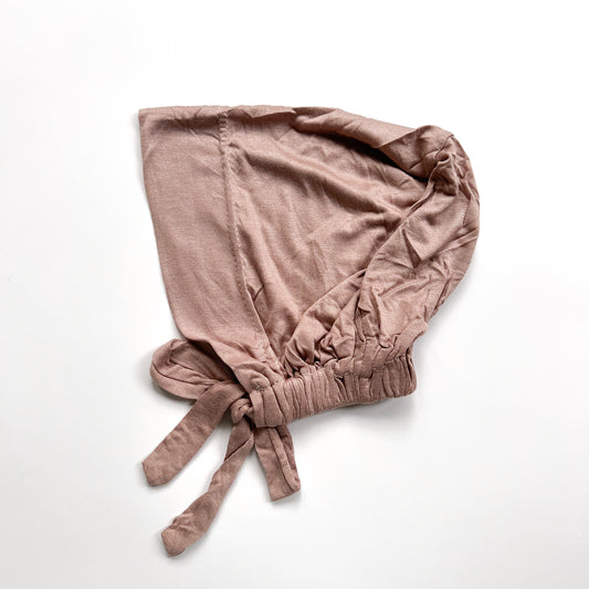 Malaysian Tie-Back Hijab Cap - Taupe