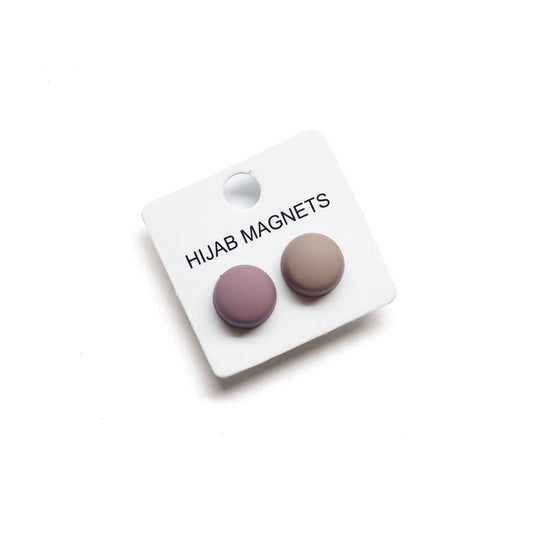 Matte Hijab Magnets (Circle)  - Sleek