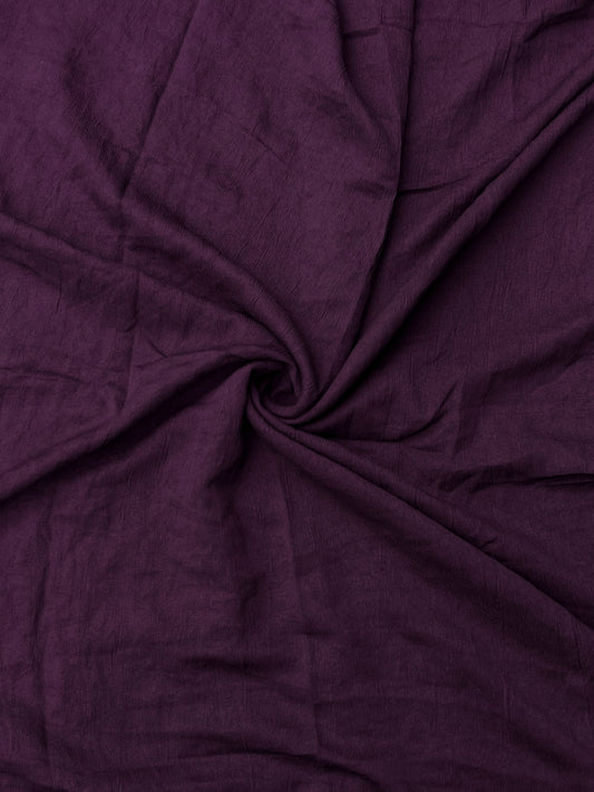 Cotton Crush Hijab - Plum