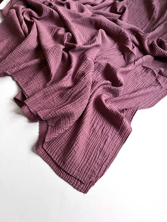 Crumpled Marble Hijab - Rose Tan