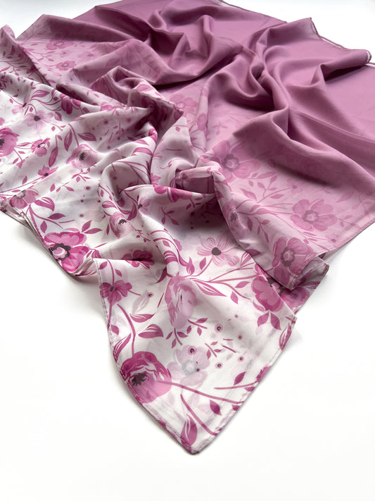 Printed Georgette - Blooming Floral