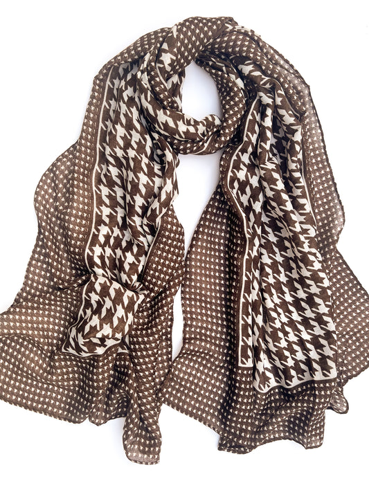 Houndstooth - Brown