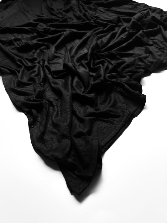 Modal Jersey Hijab - Black