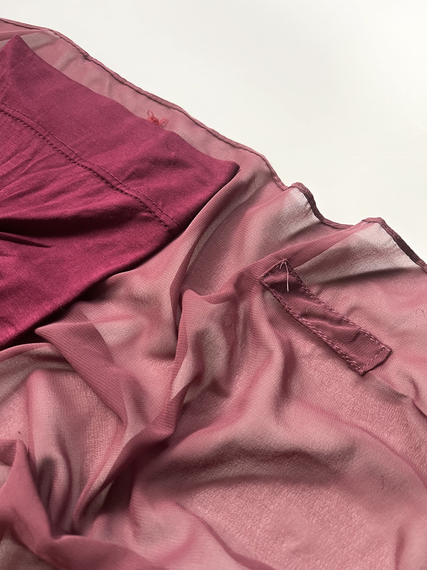 Instant Georgette Hijab with Built-in Magnets - Sorbet