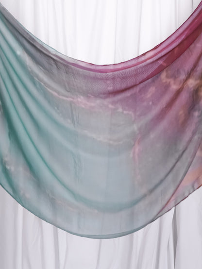 Real Modal Printed Hijab - Spring Haze