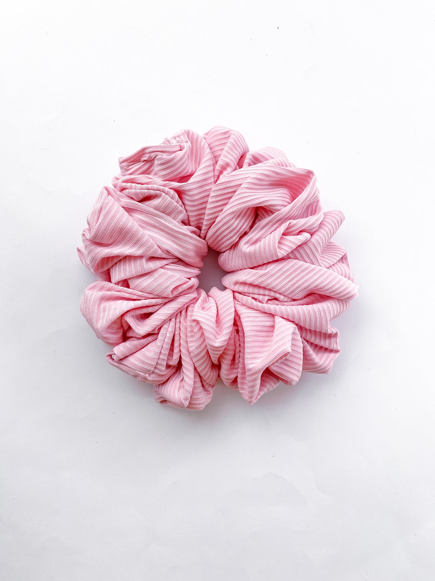 Jersey Volumizing Scrunchie - Light Pink