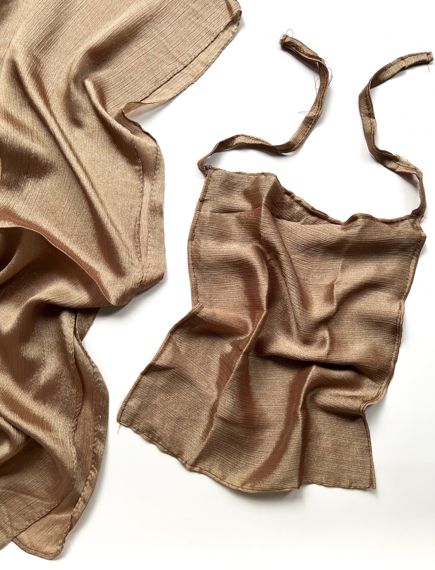 Sheen Hijab & Niqab Set - Khaki Beige
