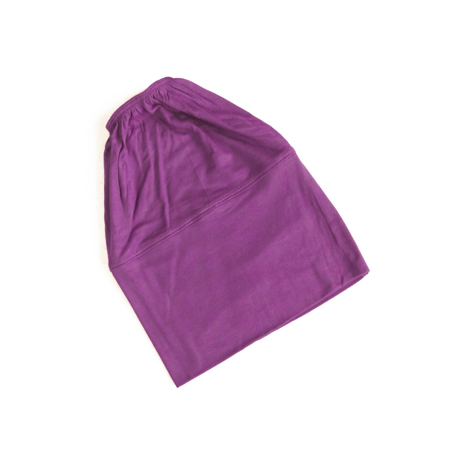 (No headache) Beanie Hijab Cap - Orchid Purple