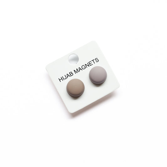 Matte Hijab Magnets (Circle)  - Bloom