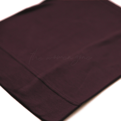 Bonnet Hijab Cap - Burgundy