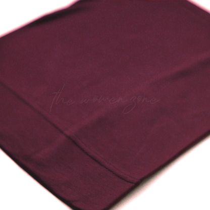 Bonnet Hijab Cap - Real Maroon