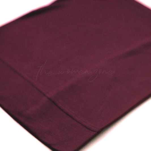 Bonnet Hijab Cap - Real Maroon