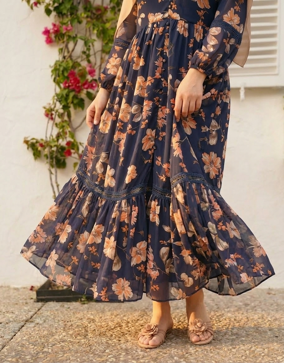 Ivana Modest Dress