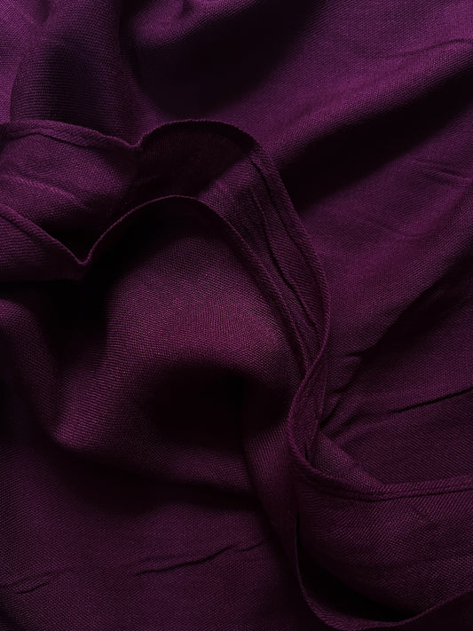 Modal Hijab (Single Stitch)- Berry