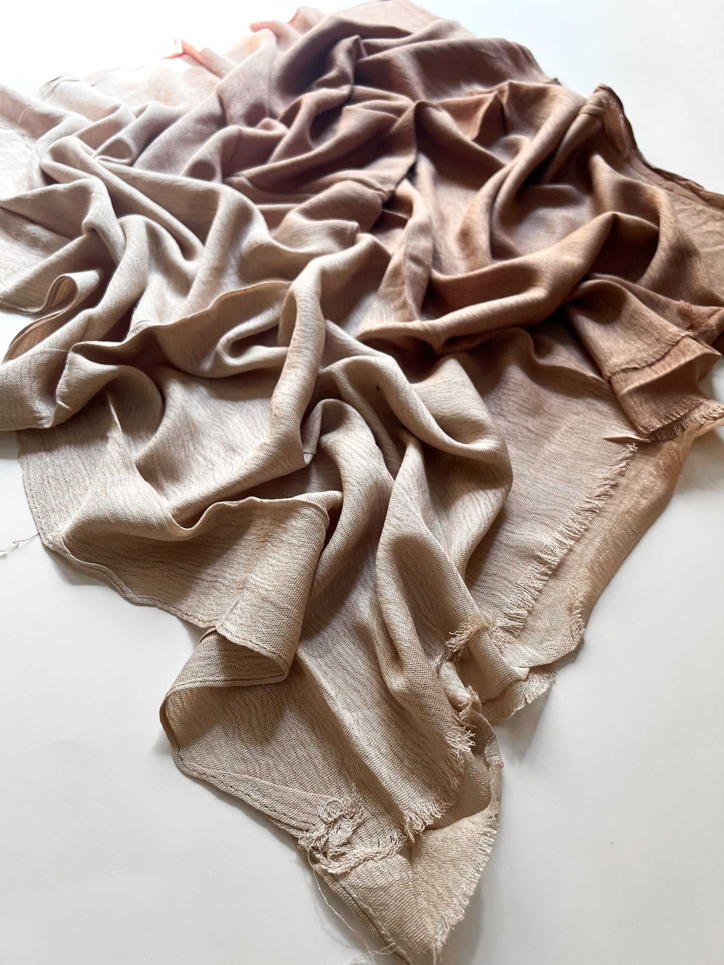Ombre Lawn Hijab - Cookies n Cream