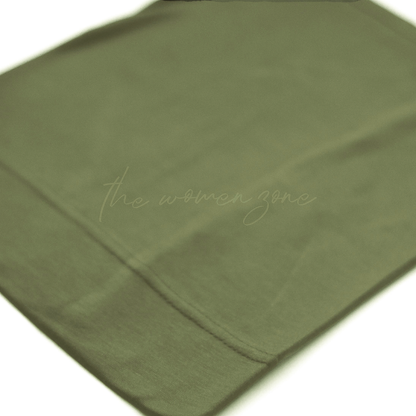 Bonnet Hijab Cap - Olive Mist