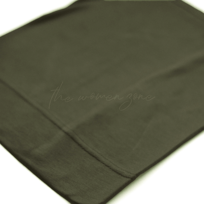 Bonnet Hijab Cap - Olive