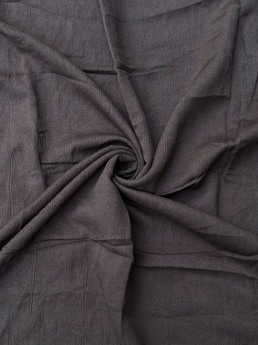 Cotton Crush Hijab - Steel Grey