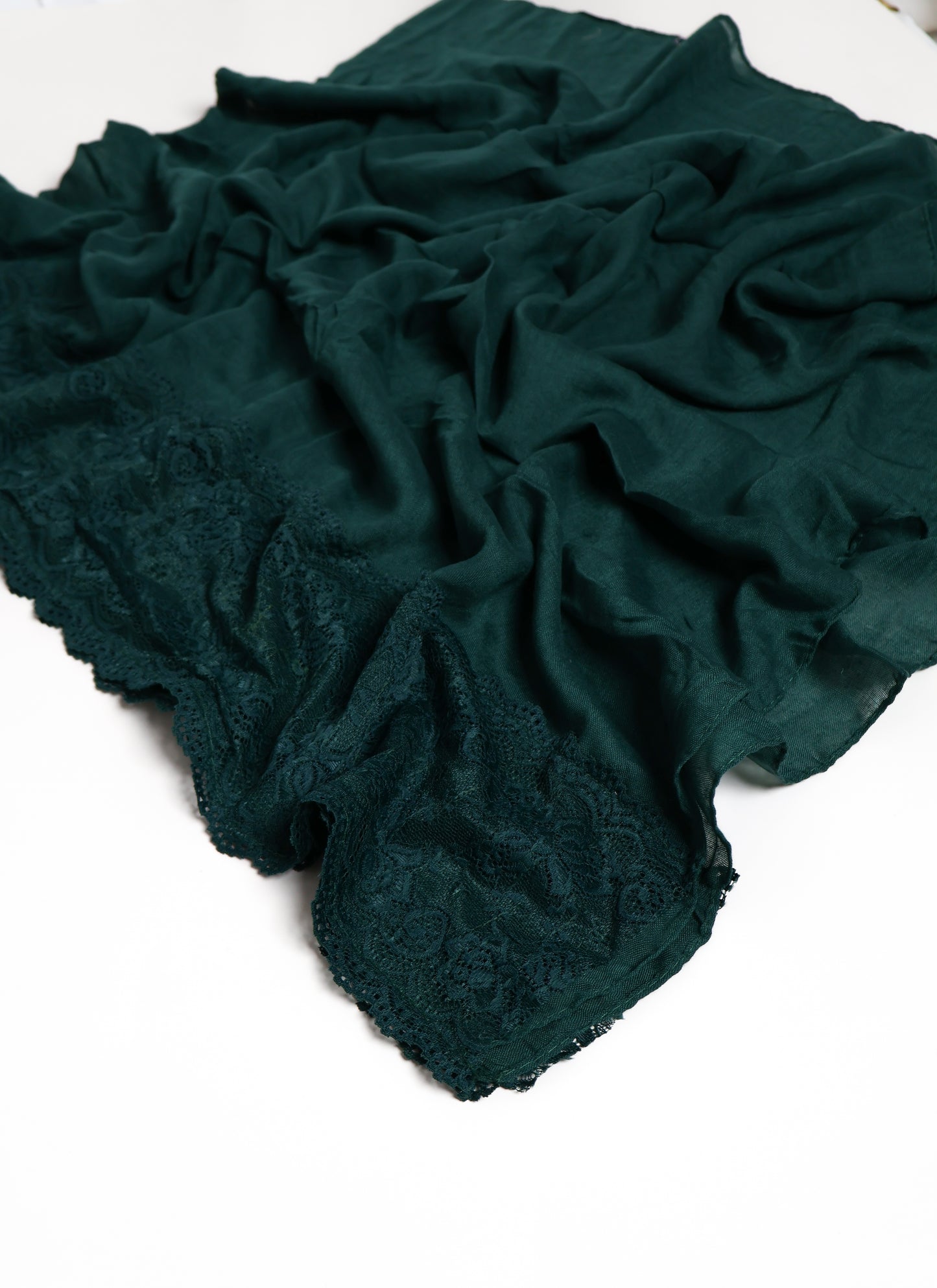 Lace Hijab - Emerald