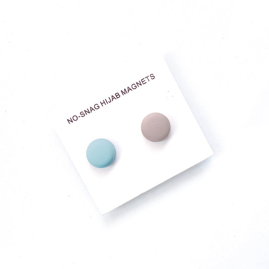 Matte Hijab Magnets (Circle)  - Elsa