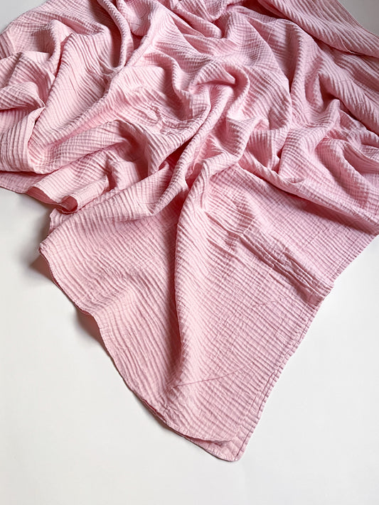 Crumpled Marble Hijab - Light Pink