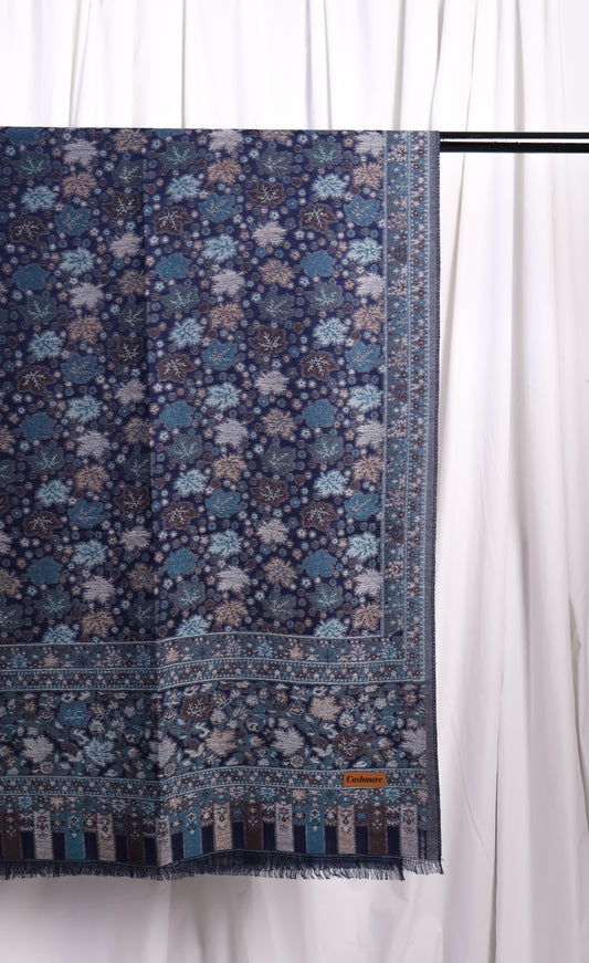Warda Pashmina Hijab - Navy Blue