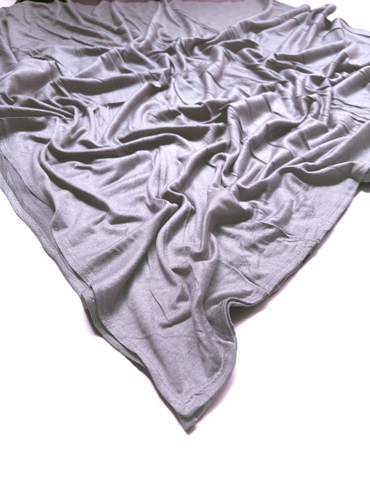 Modal Jersey Hijab - Silver Grey
