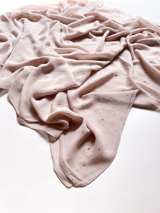 Chiffon Luxe Hijab - Salmon