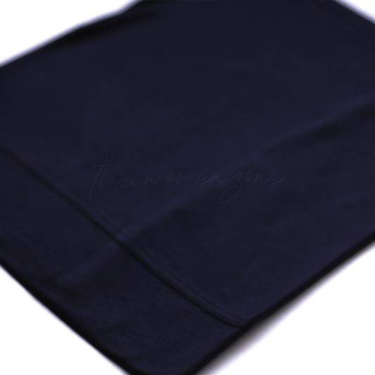 Bonnet Hijab Cap - Dark Navy