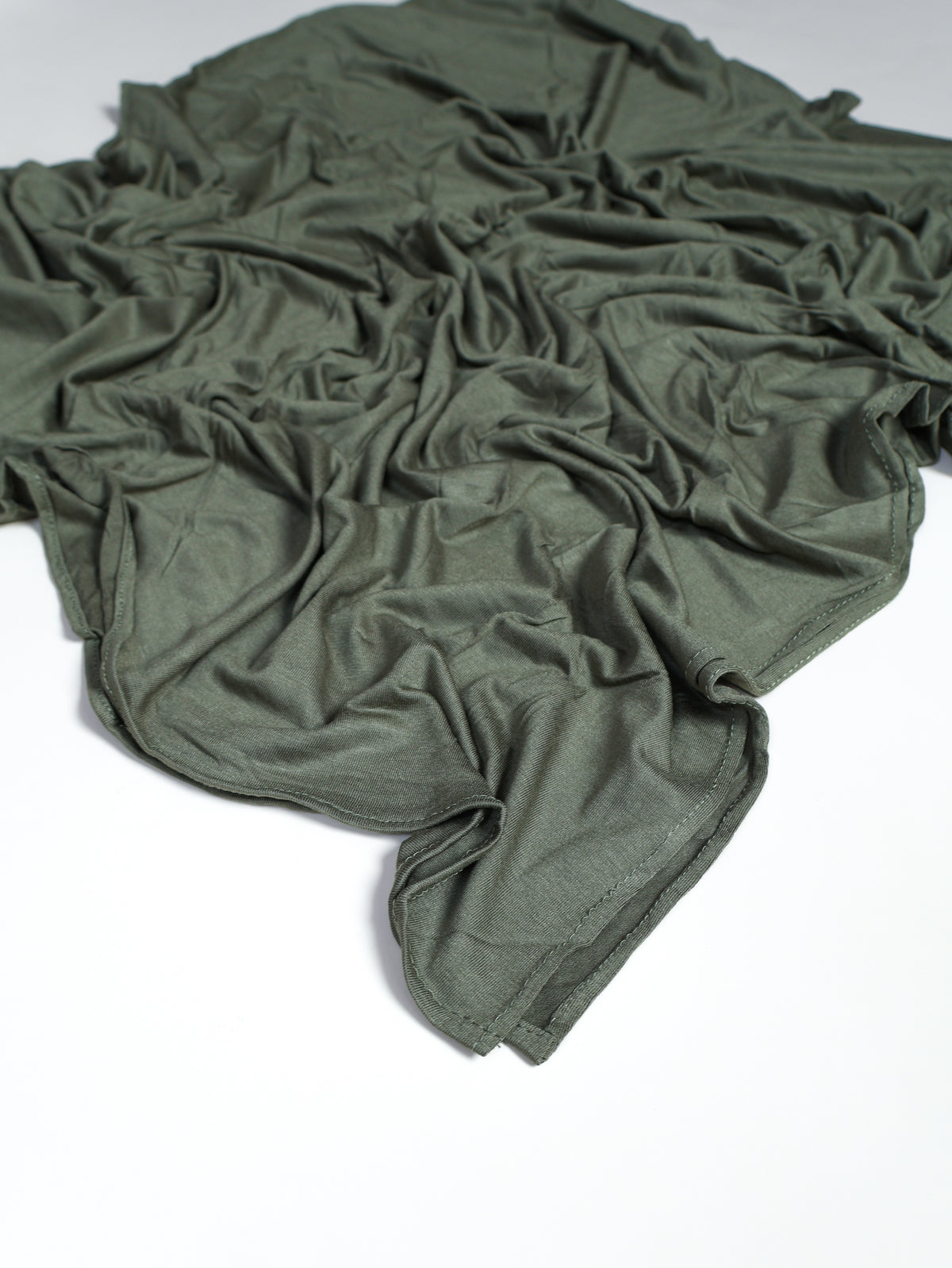 Plain Jersey Hijab - Sage Green