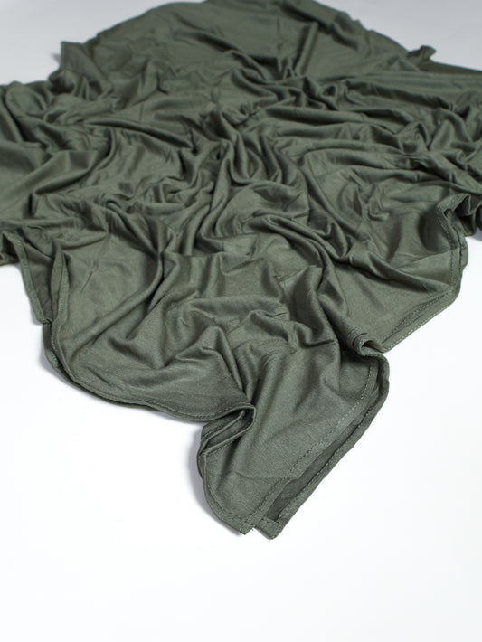 Plain Jersey Hijab - Sage Green