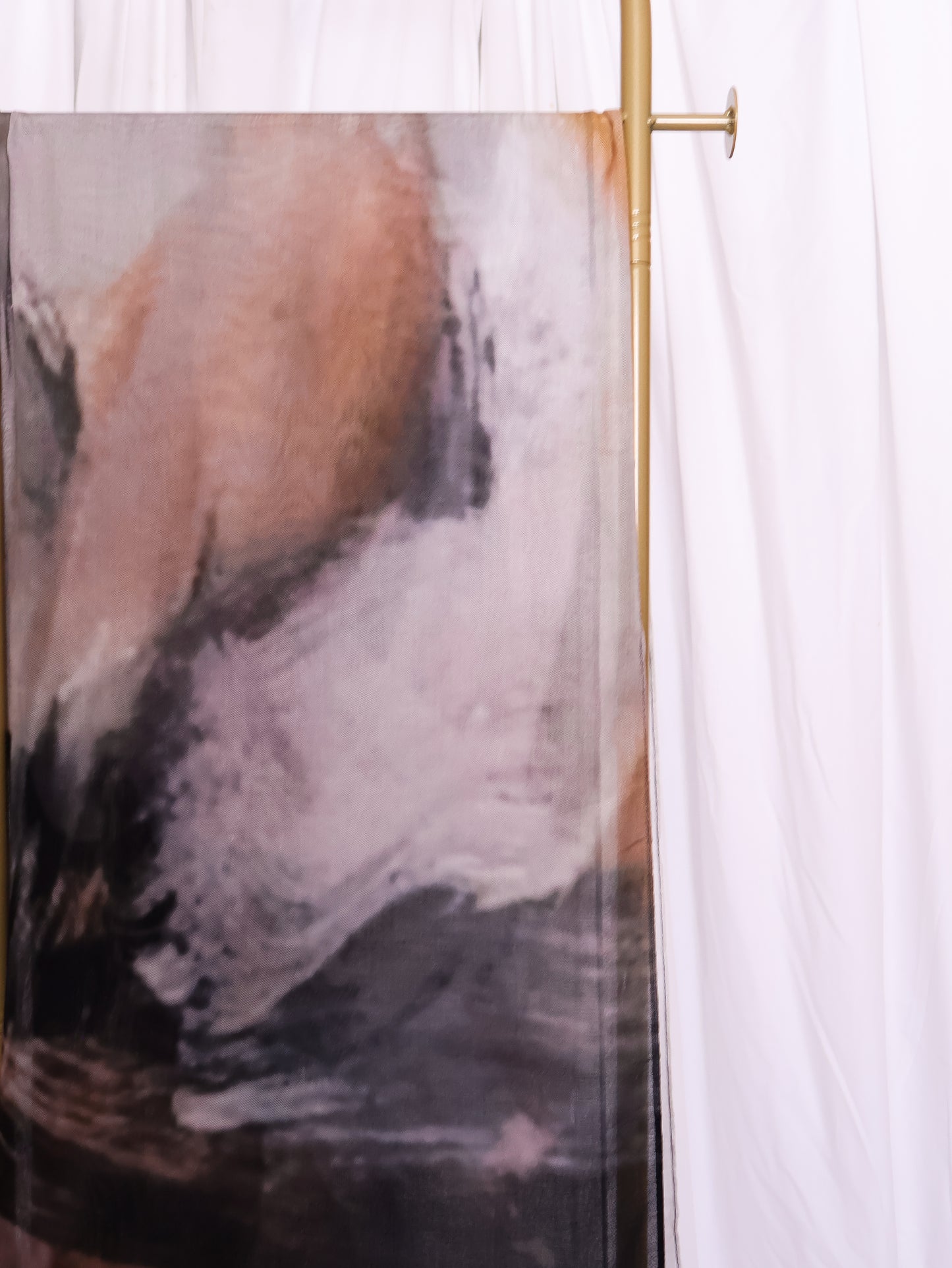 Real Modal Printed Hijab - Strokes of Dusk