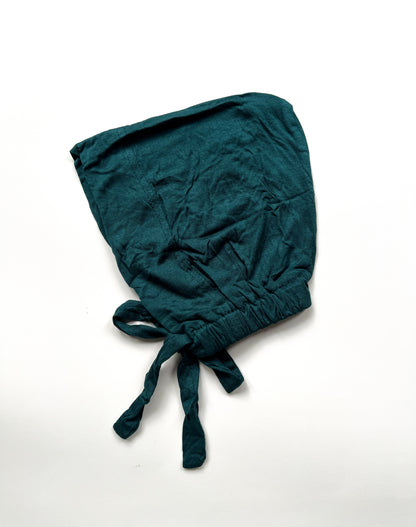 Malaysian Tie-Back Hijab Cap - Teal