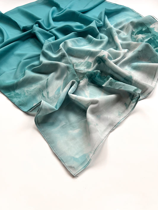 Printed Georgette - Oceanic