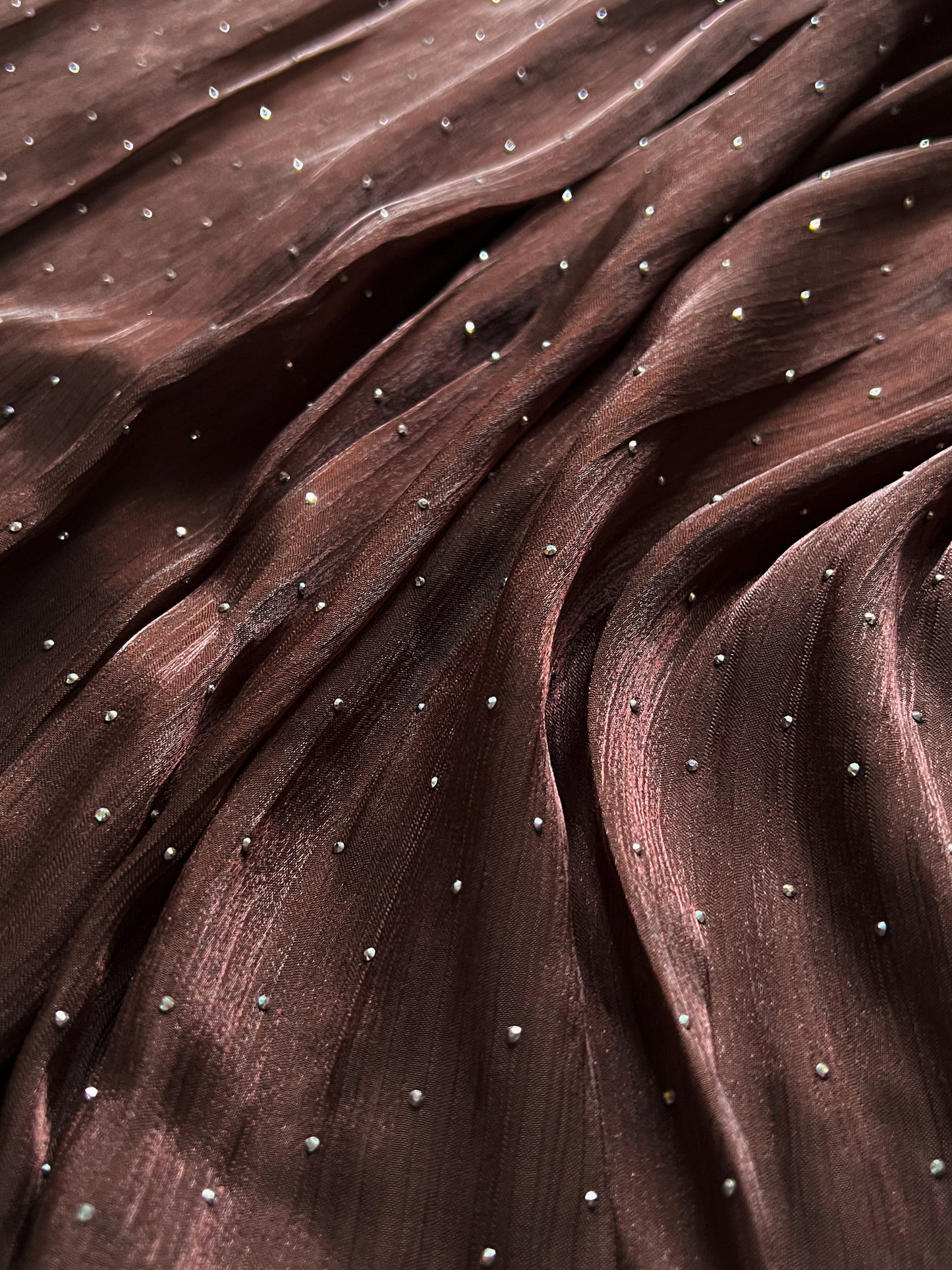 Moondust Rhinestones - Chocolate Brown