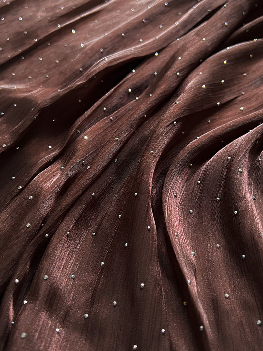 Moondust Rhinestones - Chocolate Brown