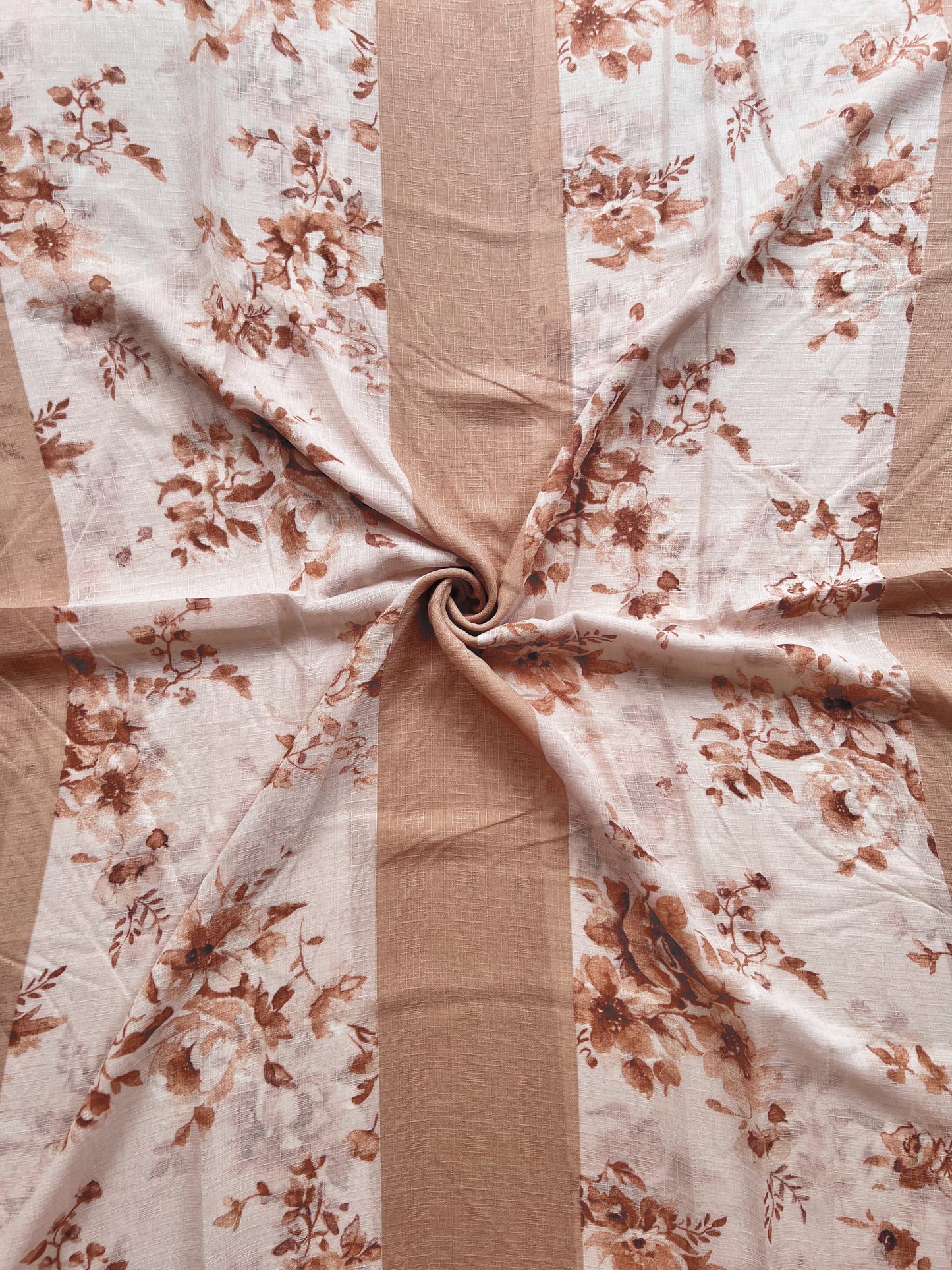 Rumana Printed Hijab - English Beige