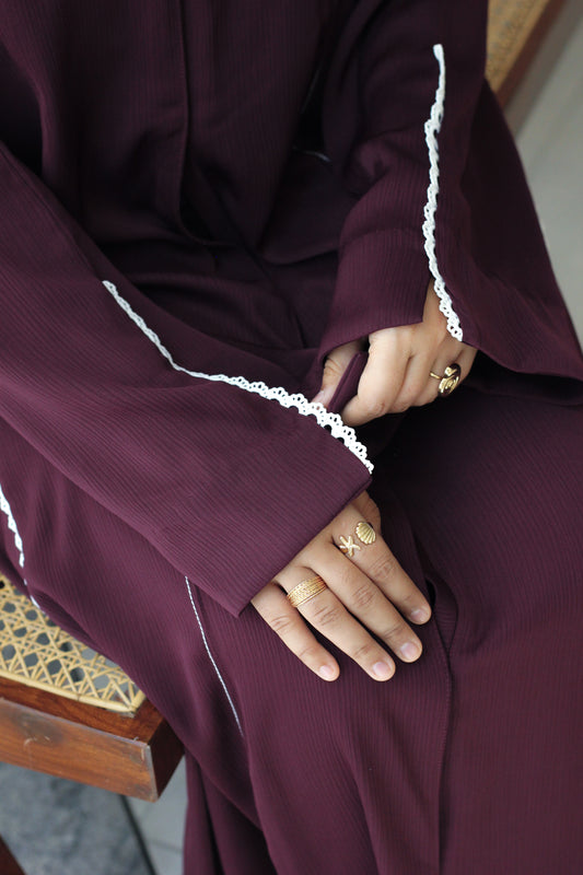 Heba Abaya - Plum