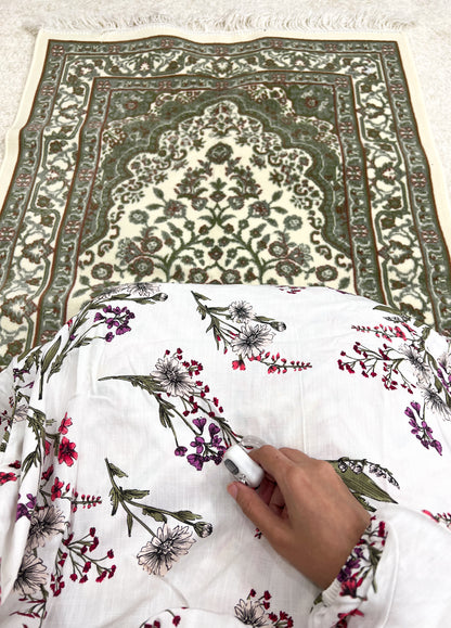 Namaz Chadar With Sleeves - Jasmine