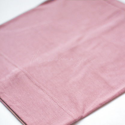 Bonnet Hijab Cap - Rose Quartz
