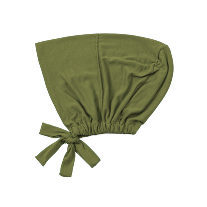 Malaysian Tie-Back Hijab Cap - Light Olive
